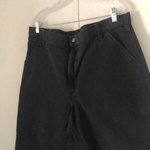 Men's Black carhartt 40x32 carpenter work Pants